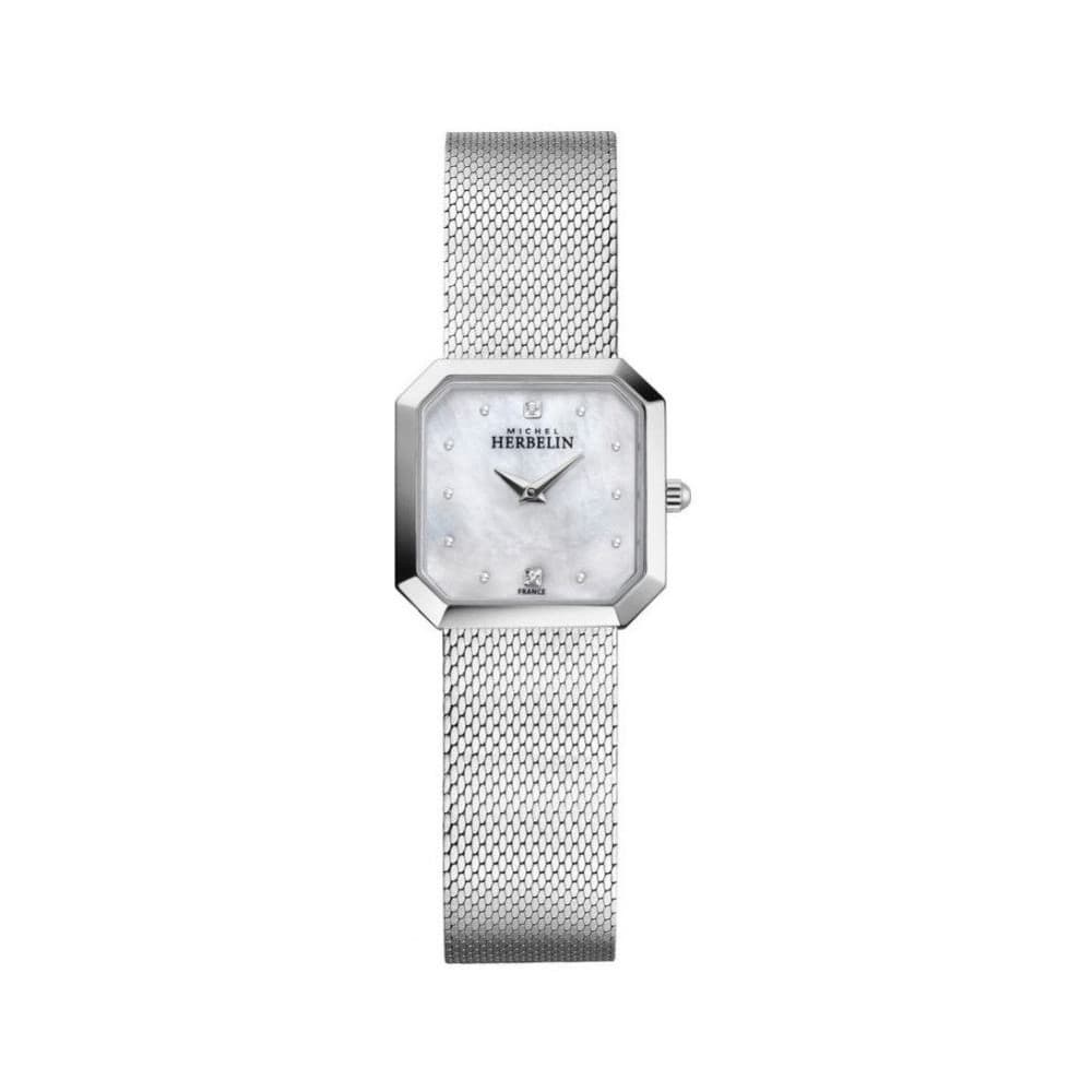 Michel Herbelin Montre Herbelin en Acier Argenté