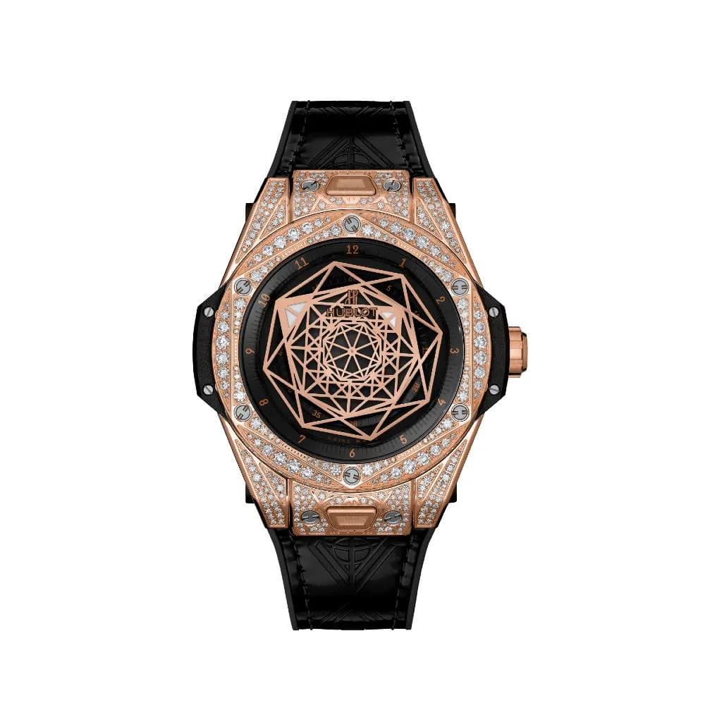 Hublot Sang Bleu King Gold Pavé