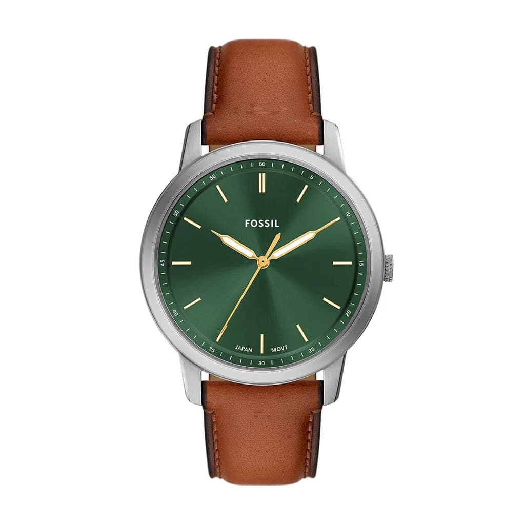 Fossil Minimalist — cadran vert