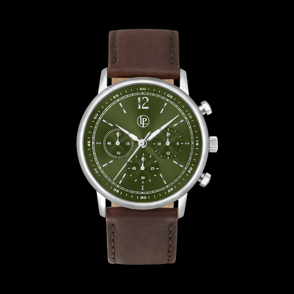 Louis Pion Montre quartz Homme Auguste Vert