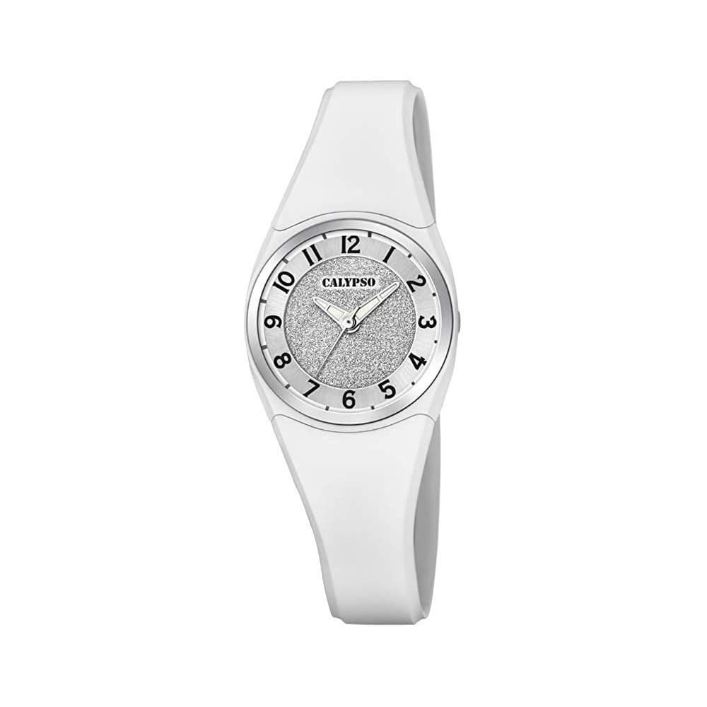 Calypso Montre Calypso en Plastique Blanc
