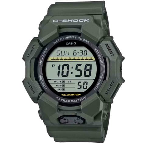Casio Montre GShock Classic - Série GD-010 - Vert 54.9 x 51.9 mm- GD-010-3