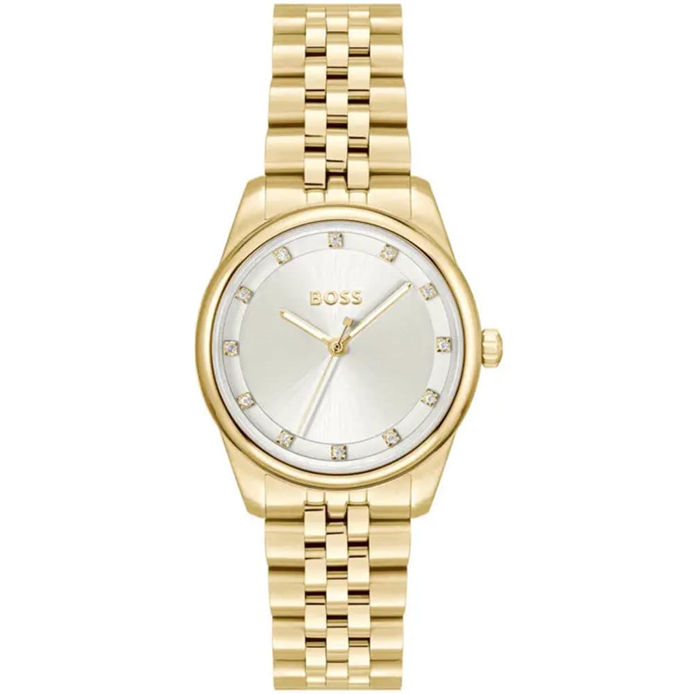 Hugo Boss Montre Boss Collection Graceful Precious en Acier et PVD Doré