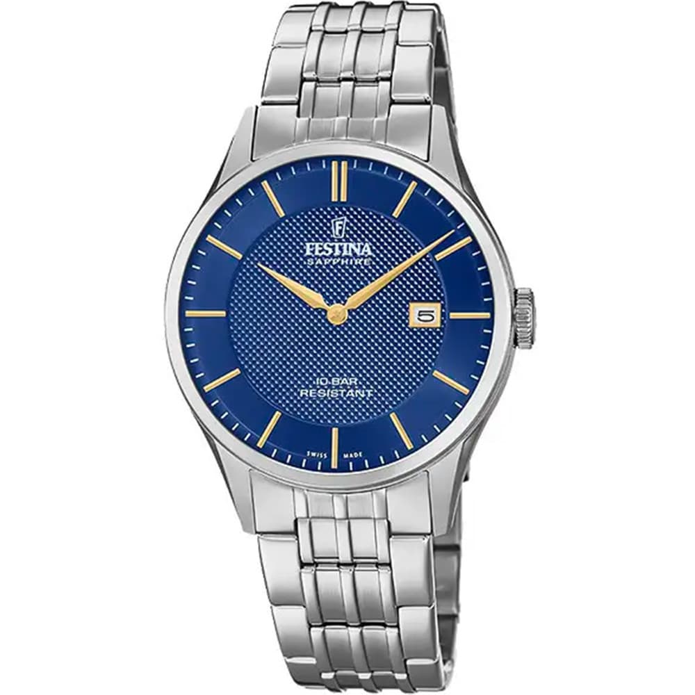 Festina Montre Festina Collection Swiss Made en Acier Argenté