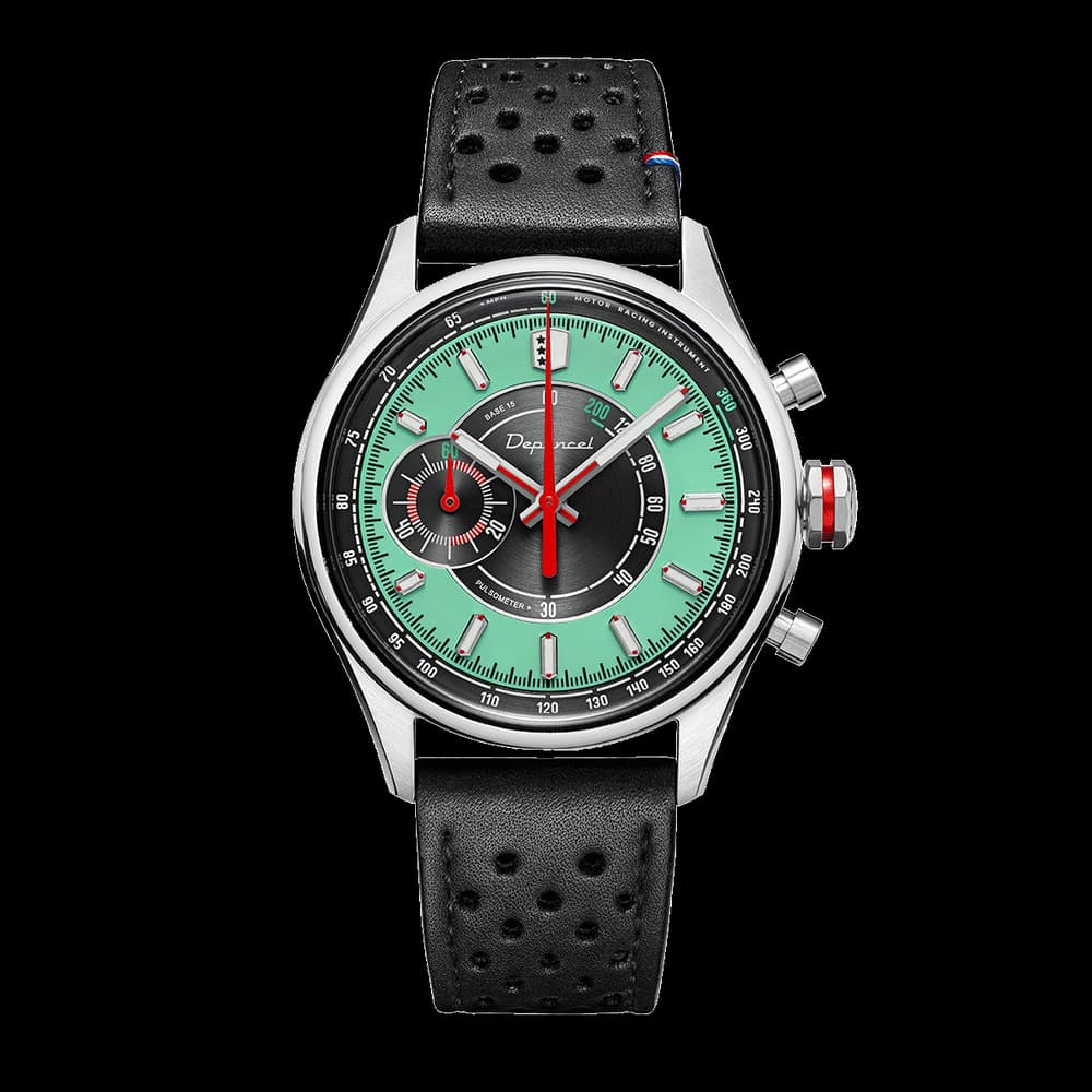 Depancel Montre quartz Homme Allure Vert menthe, Noir