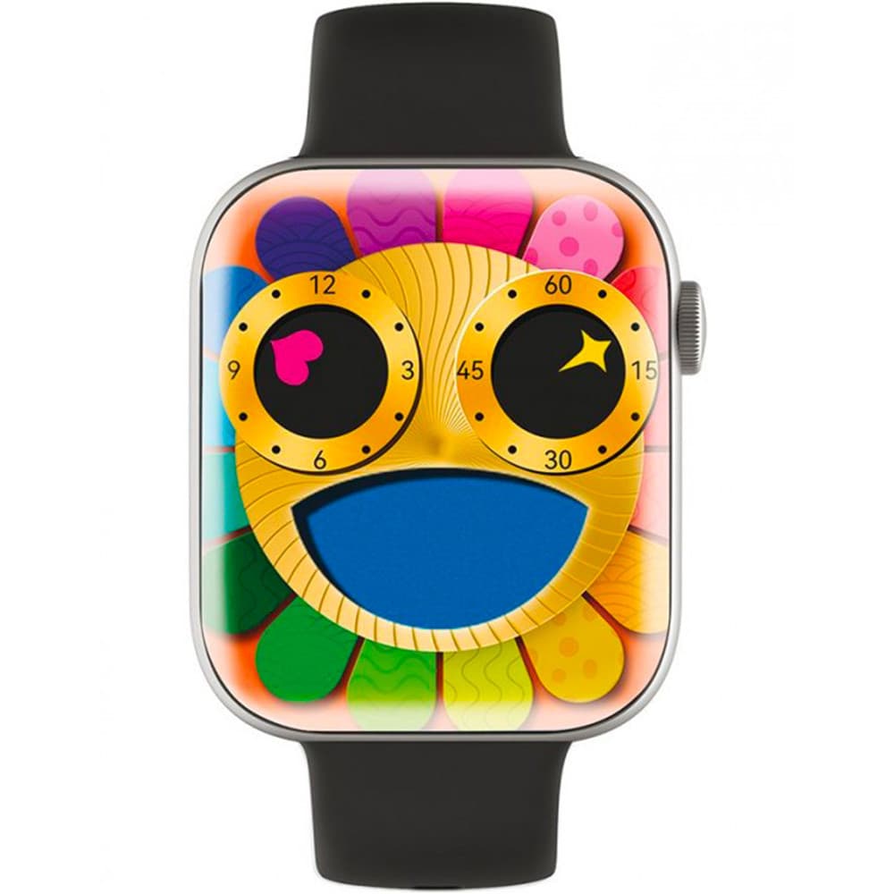 Tekday Montre Connectée Tekday en Silicone Noir