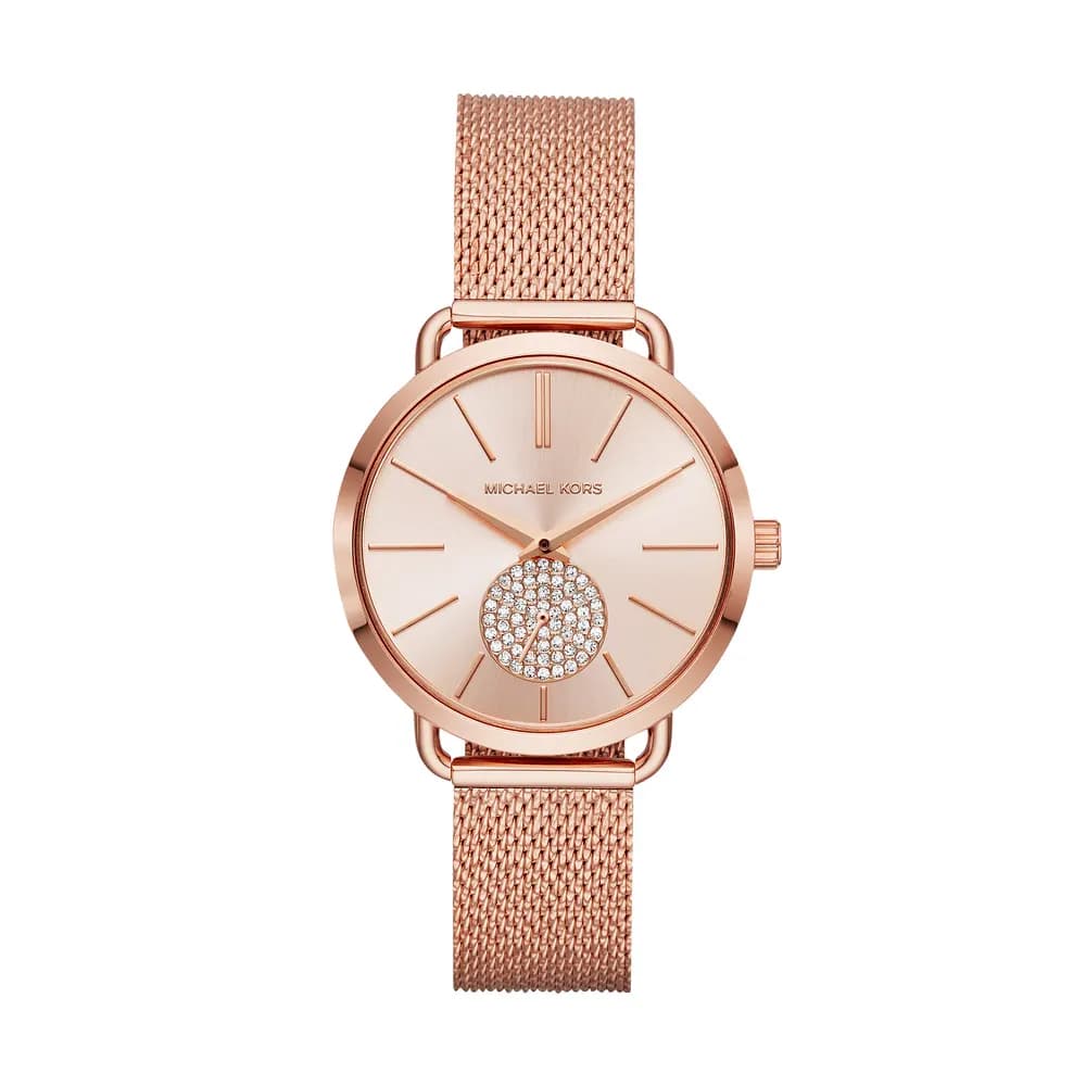 Michael Kors Montre Femme MICHAEL KORS en Acier Rose Etanche