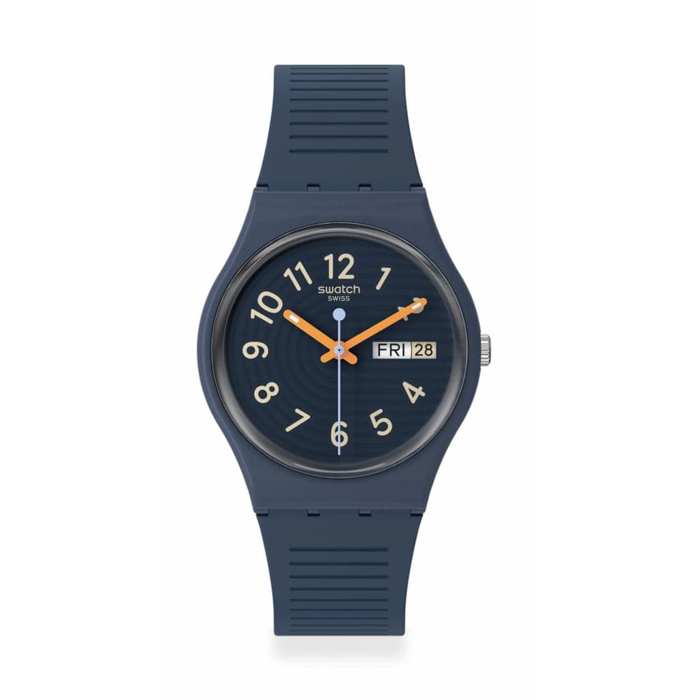 Swatch Montre quartz Homme Gent Bleu