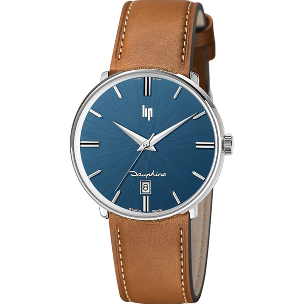 Lip Montre Lip Collection Dauphine 38 en Cuir Marron