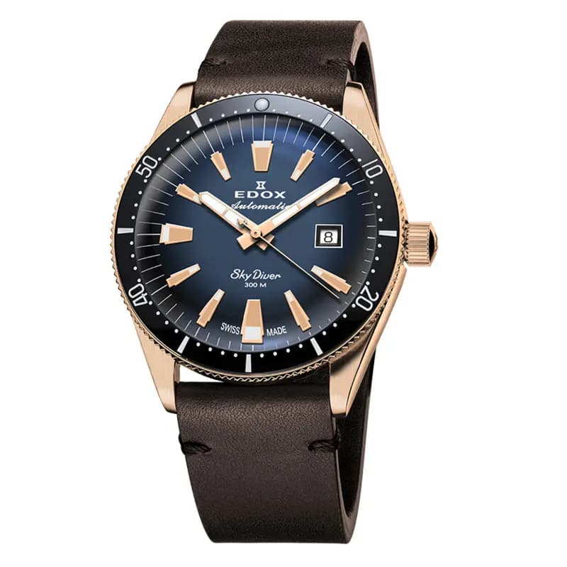 Edox Montre Skydiver 42 Date Automatic Limited Edition 80126-BRN-BUIDR