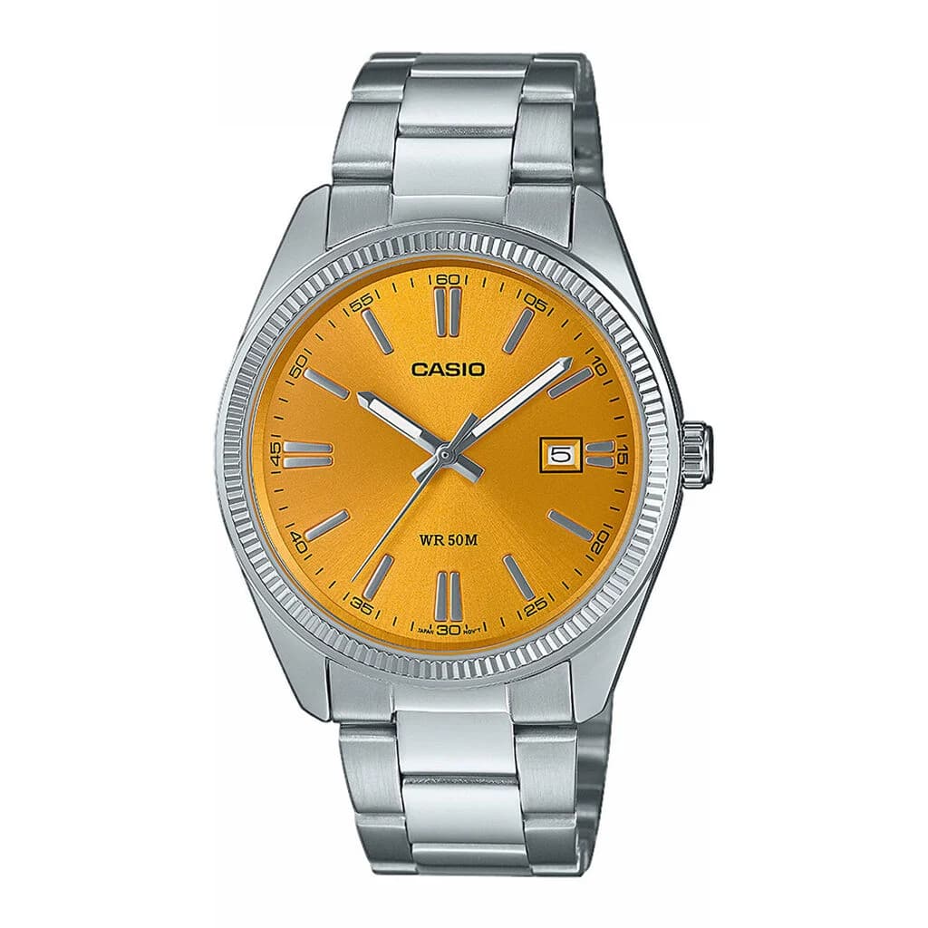 Casio Collection Heritage — cadran jaune