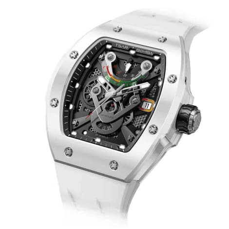 Tsar Bomba Montre Tsar Bomba - Atomic - Tout Céramique - Blanc - TB8226C-01