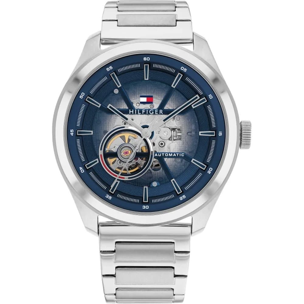 Tommy Hilfiger Montre Automatique Tommy Hilfiger en Acier Argenté