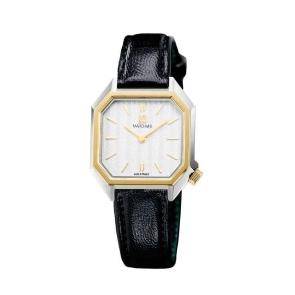 March LA.B Montre March LA.B Milady Mansart Electrique Metalic Chevreau Noir