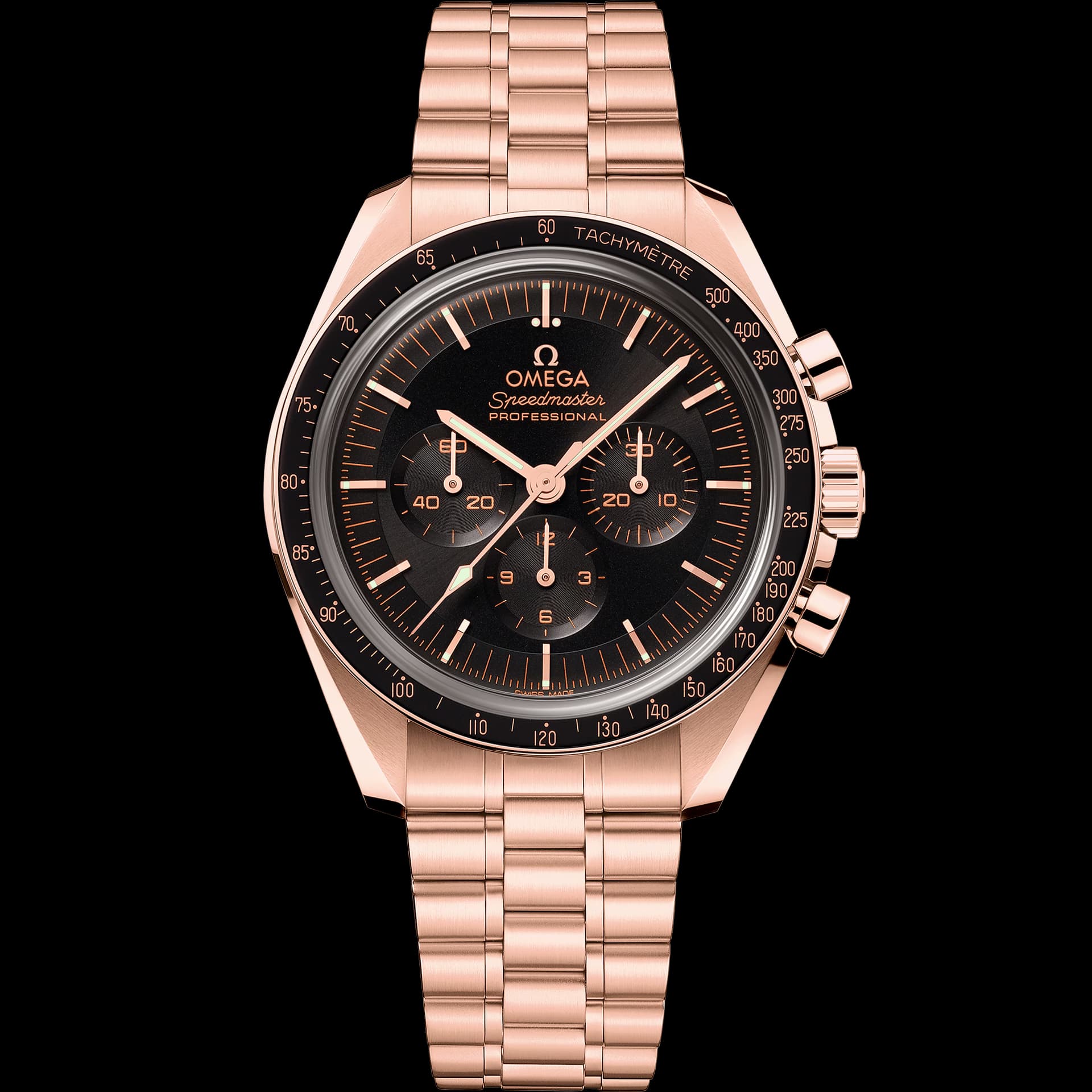 Omega Speedmaster 42 mm — cadran noir