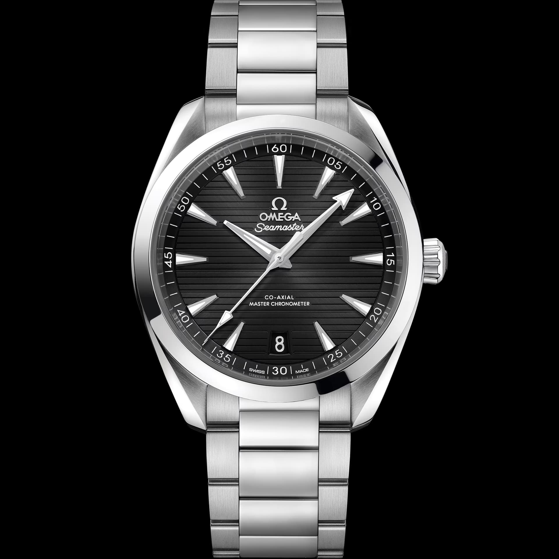 Omega Seamaster 41 mm, acier sur acier