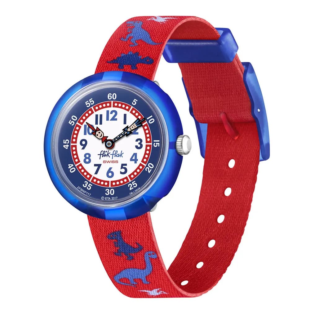 Flik Flak Montre Enfant Color explosion Bleu