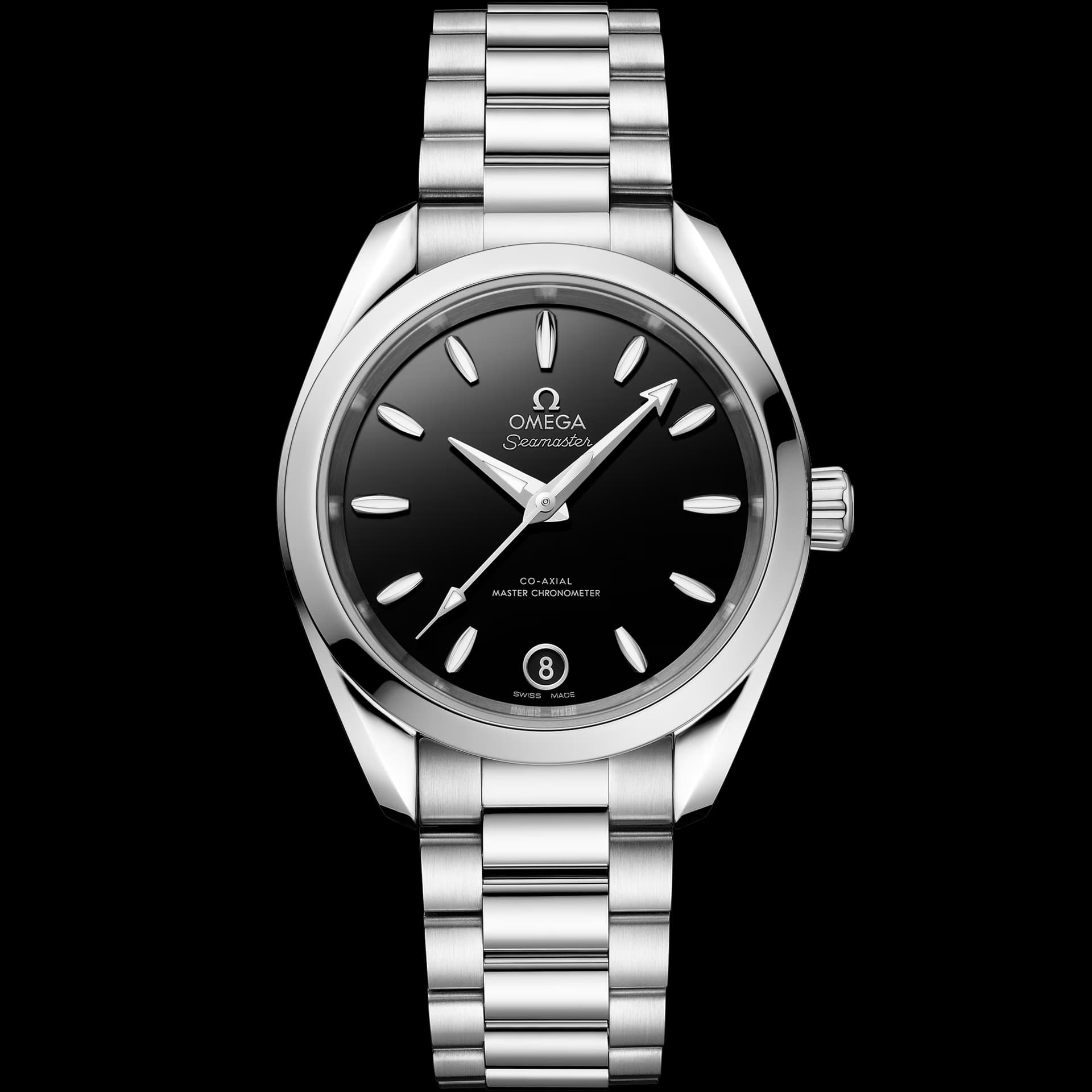 Omega Seamaster 34 mm, acier sur acier