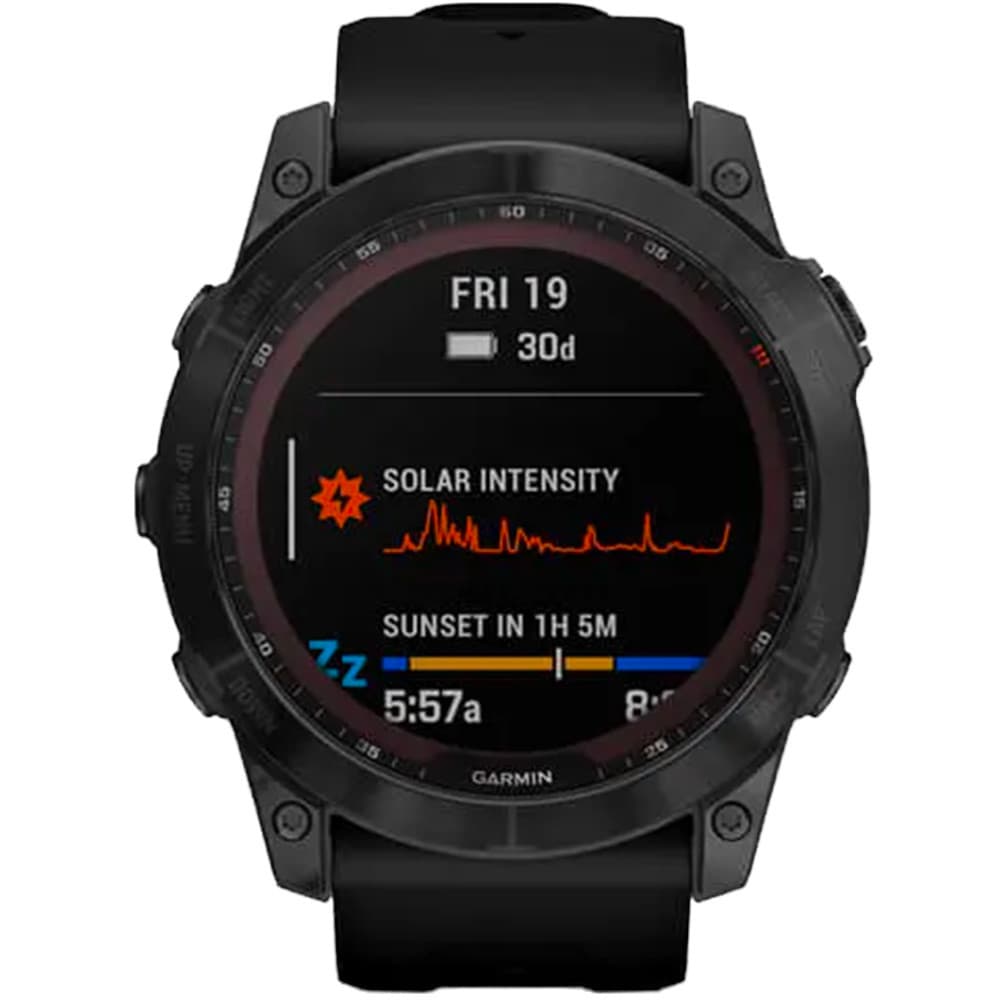 Garmin Montre Connectée Garmin Collection Fenix 7X en Plastique Noir