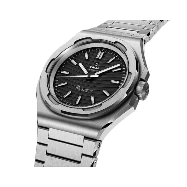 Yema Montre Yema Wristmaster Traveller Micro-Rotor Edition limitée Cadran Noir