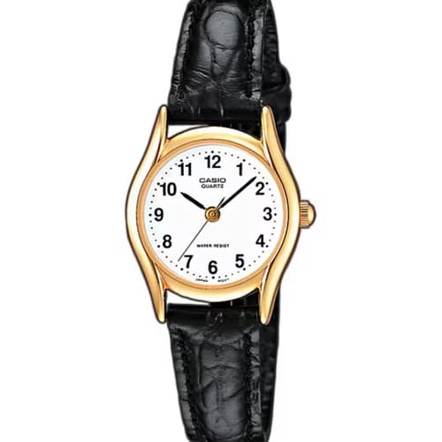 Casio Basic — boîtier or jaune