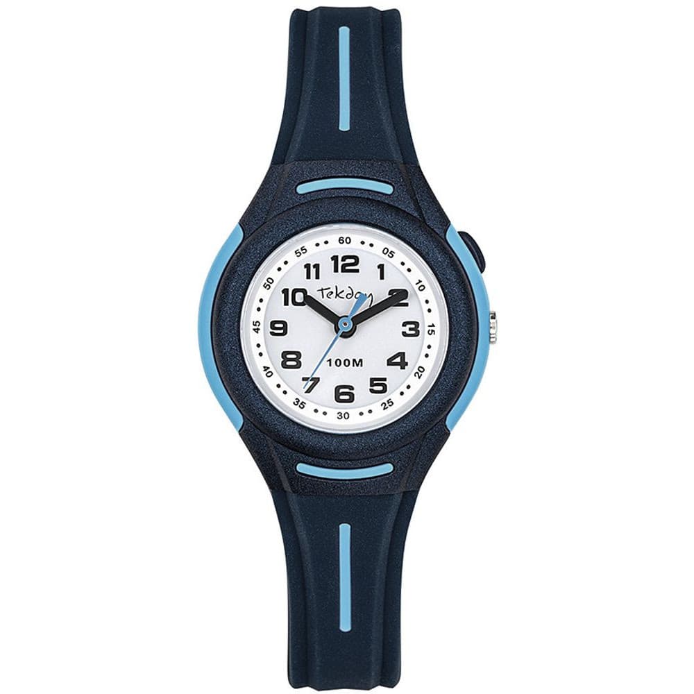 Tekday Montre TekDay en Silicone Bleu