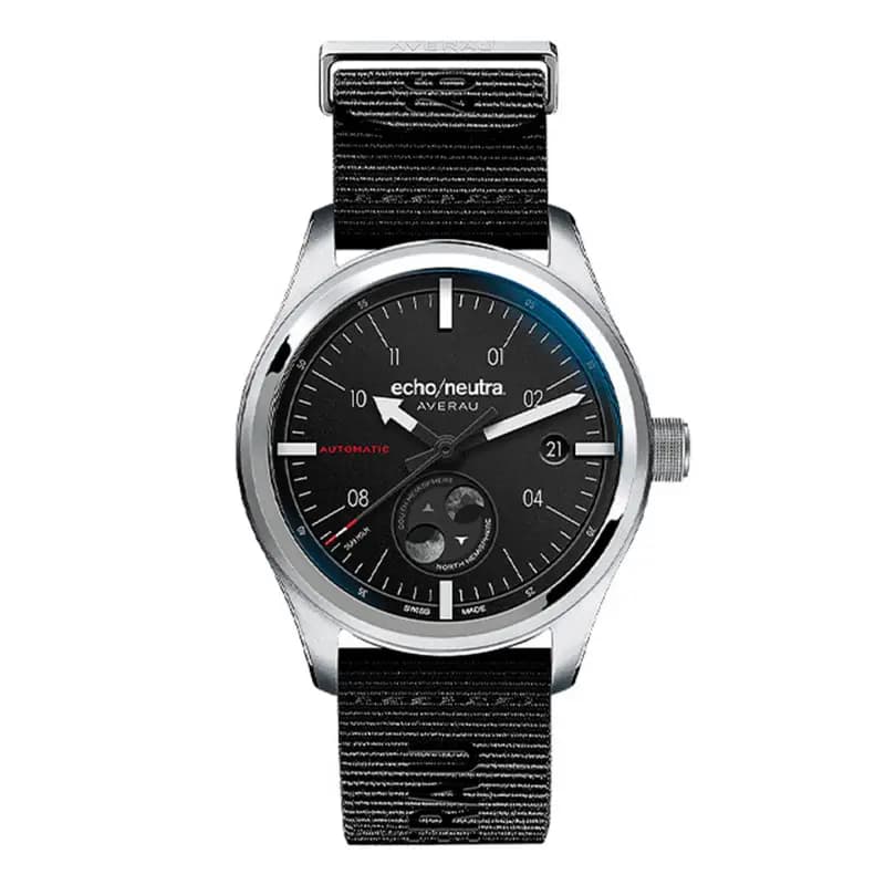Echo/Neutra Montre Averau 39 Phases Lunaires Noir