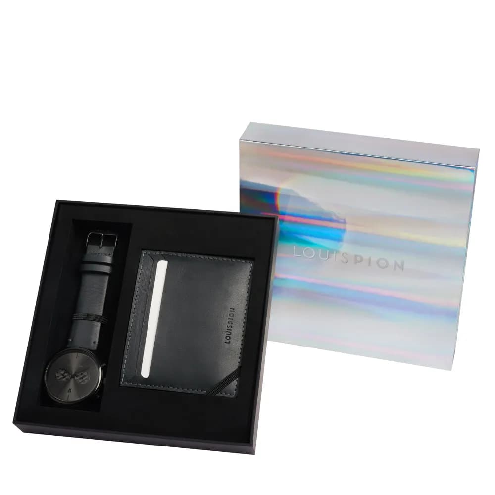 Louis Pion Montre quartz Homme Nino Noir