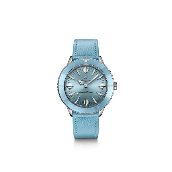 Breitling Montre Breitling Superocean Heritage ‘57 Pastel Paradise Aigue Marine