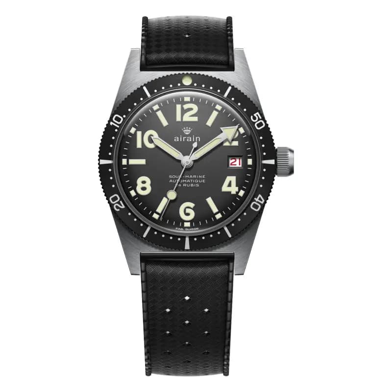Airain Montre Sous-Marine Noir Délavé Edition Limitée 524.407
