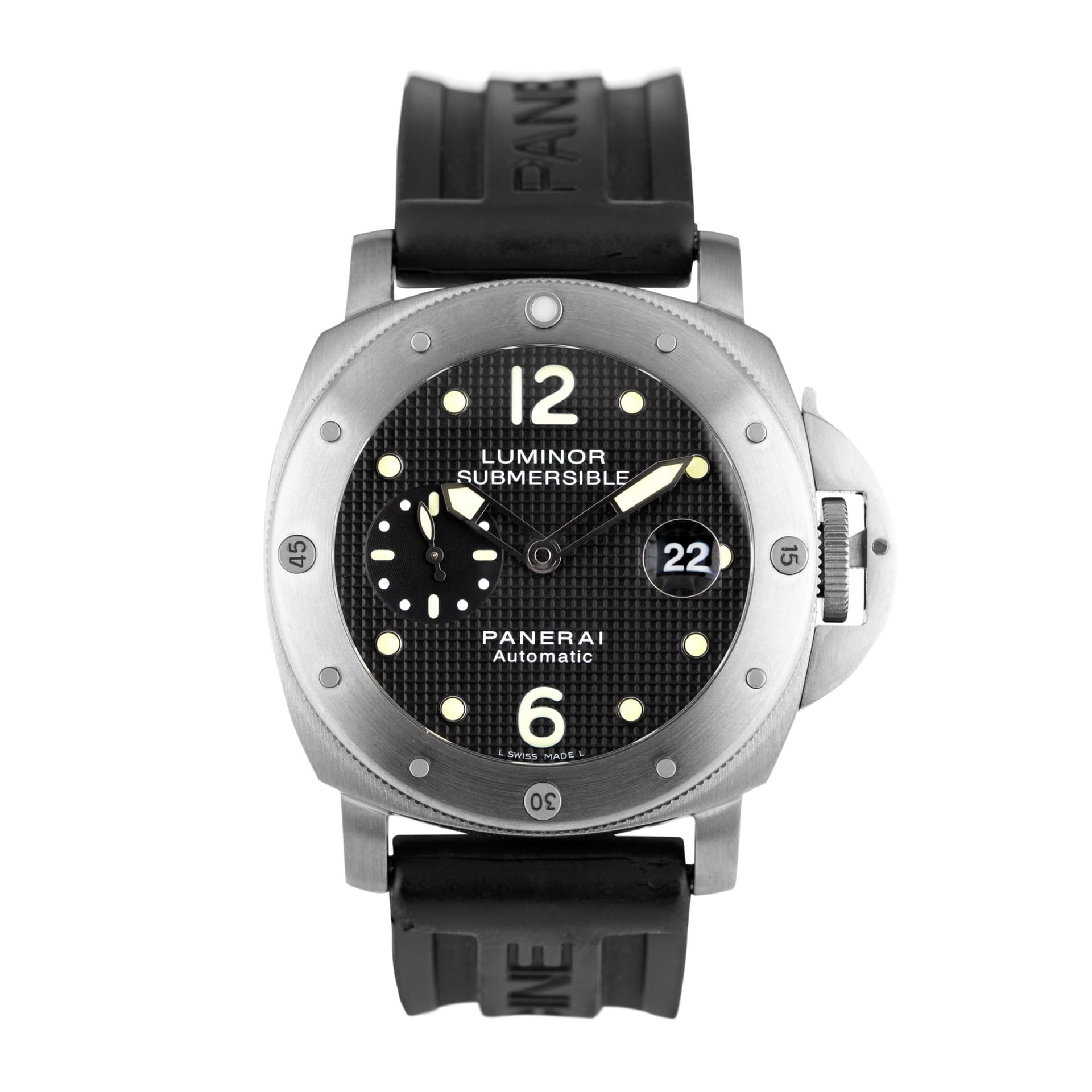 Panerai Montre Panerai Luminor Submersible PAM00025 automatique 44 mm circa 2000