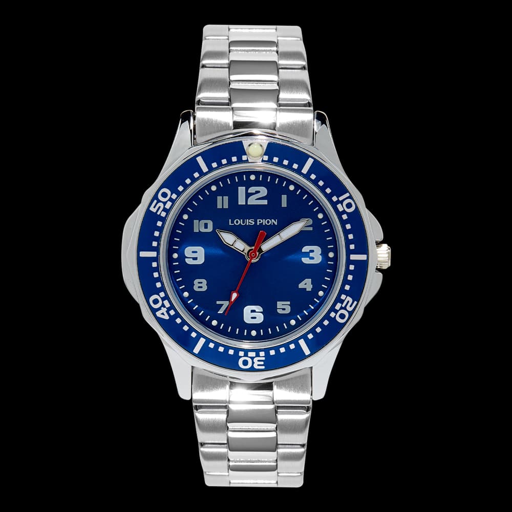 Louis Pion Montre quartz Enfant Charlie Bleu