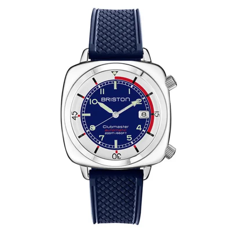 Briston Montre Clubmaster Legend Compressor - Acier - Bleu 26642.PS.DC.15.FNB