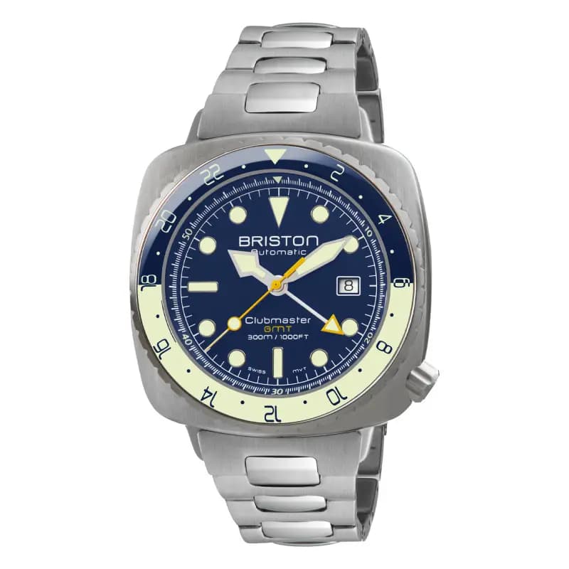 Briston Montre Clubmaster Diver Pro GMT 24844.S.GP.15.SB