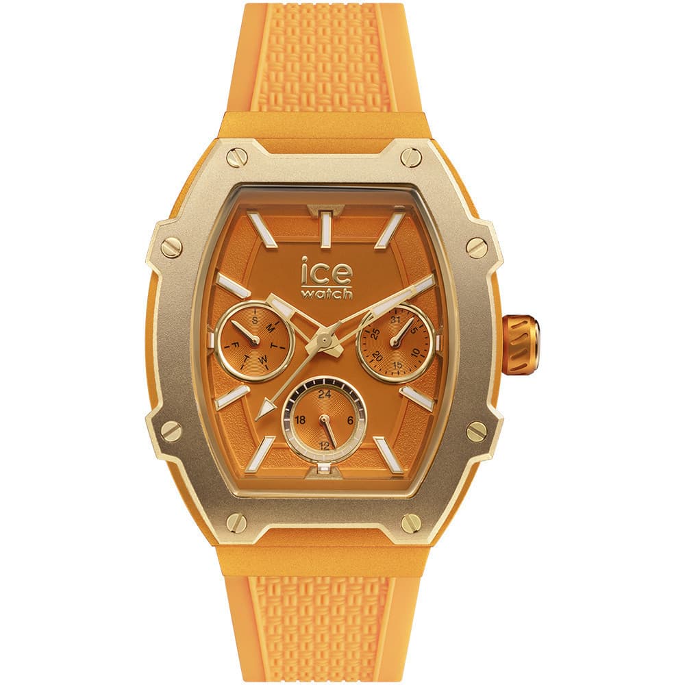 Ice Watch Montre Ice Watch Collection Ice Boliday en Silicone Orange