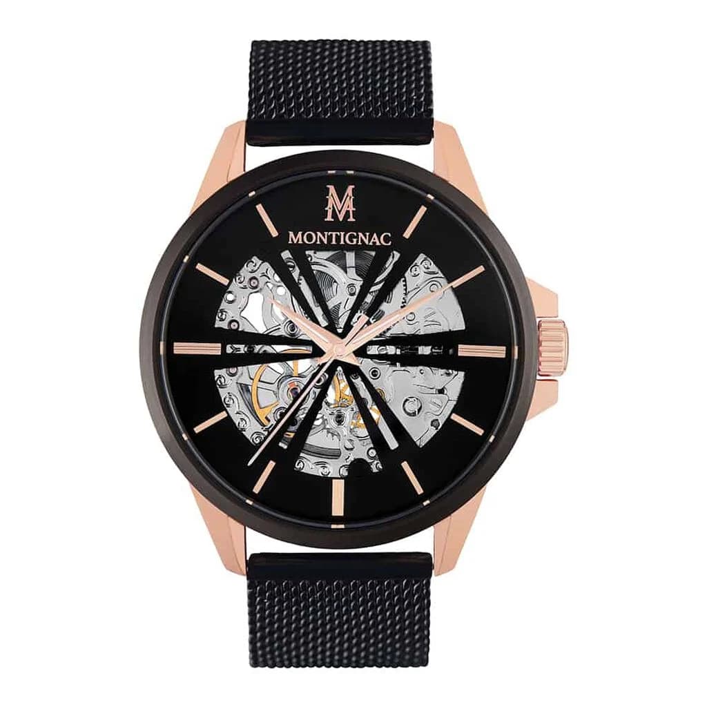 Montignac Montre Montignac Round Automatique Noir