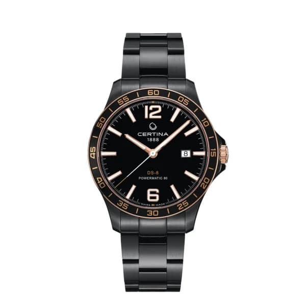 Certina Montre Certina DS-8 Powermatic 80 40.5mm Automatique Cadran Noir