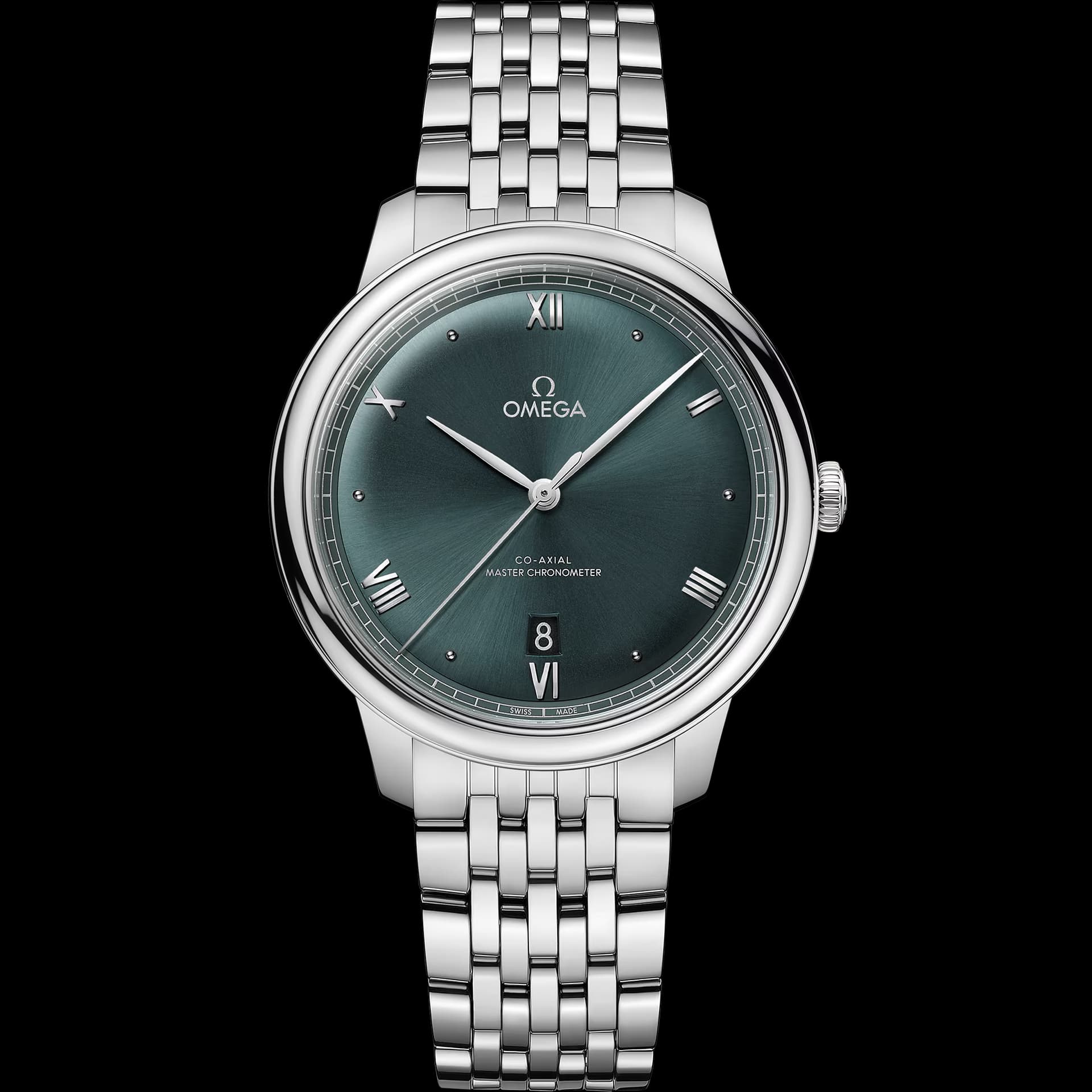 Omega De Ville 40 mm, acier sur acier