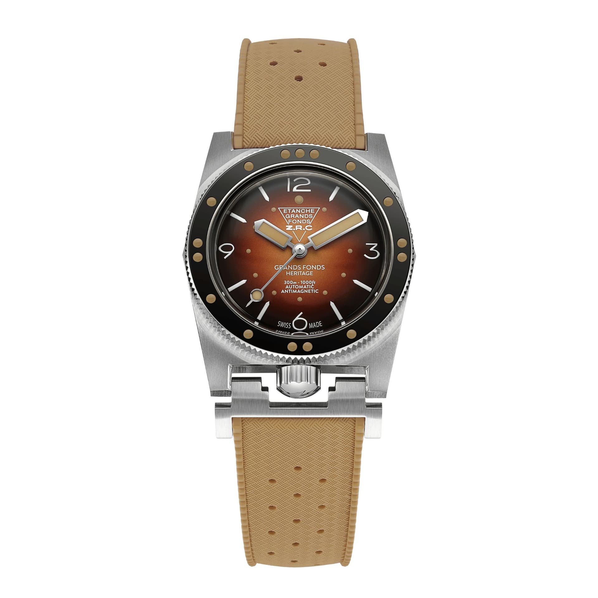ZRC Montre ZRC Grands Fonds Héritage - Smoke - 39 mm - GF381318