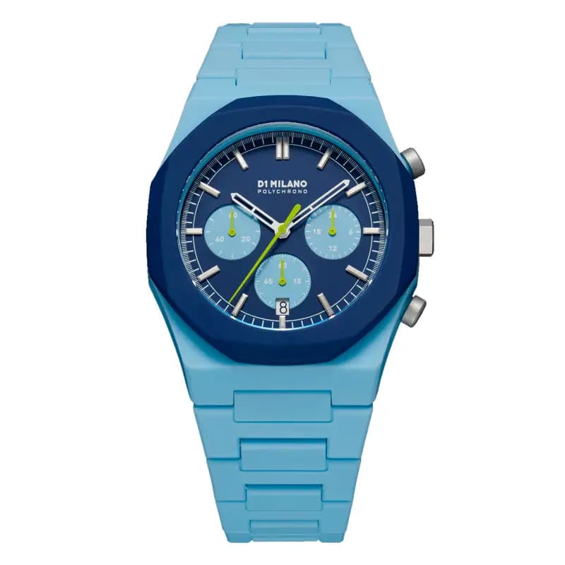 D1 Milano Montre Polychrono Blue Blast 40.5mm PHBJ03