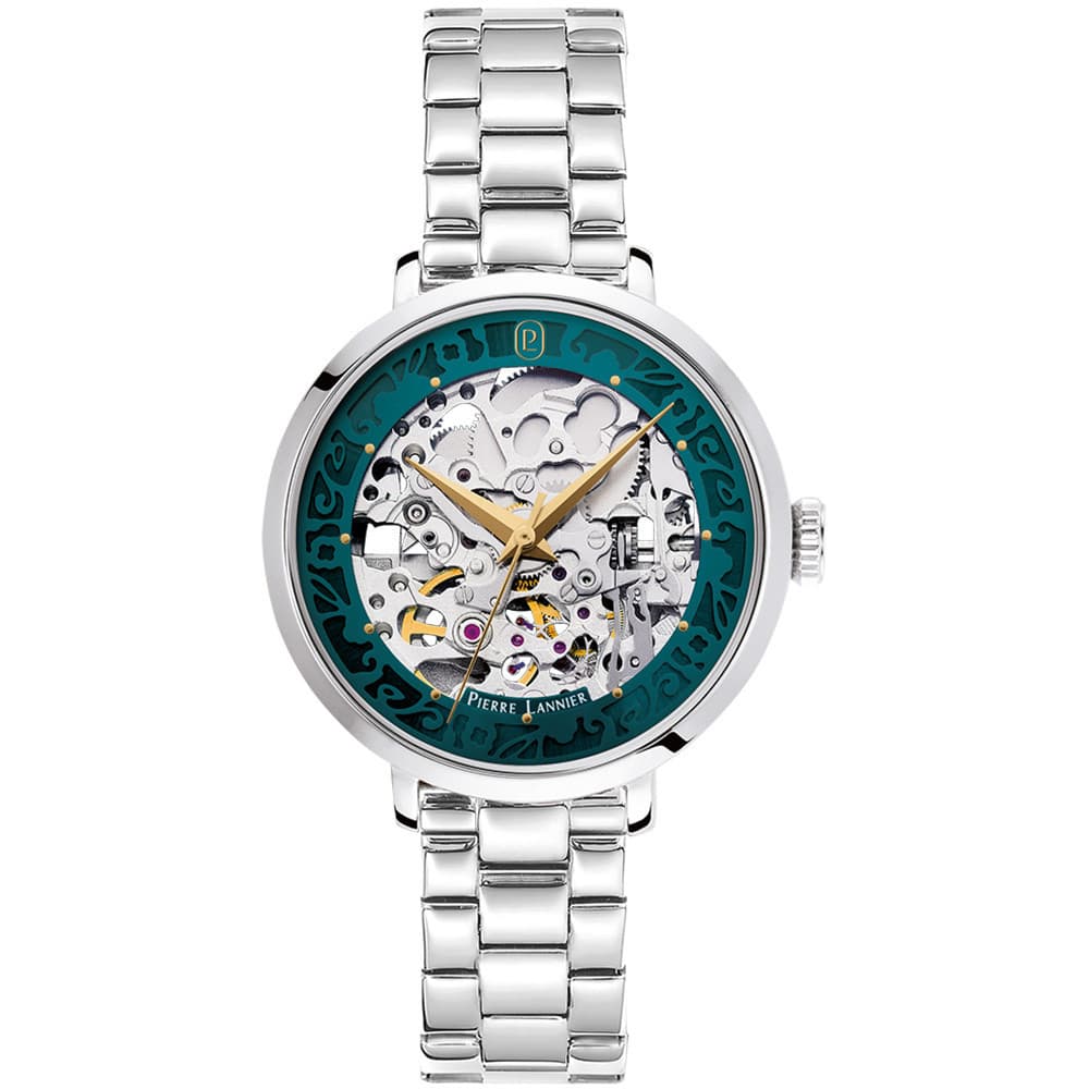 Pierre Lannier Montre Automatique Pierre Lannier Collection Automatic en Acier Argenté