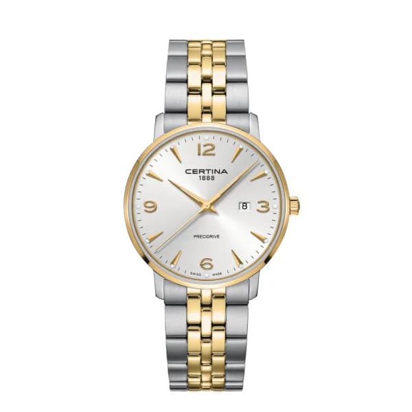 Certina Montre Certina DS Caimano Quartz Cadran Argent