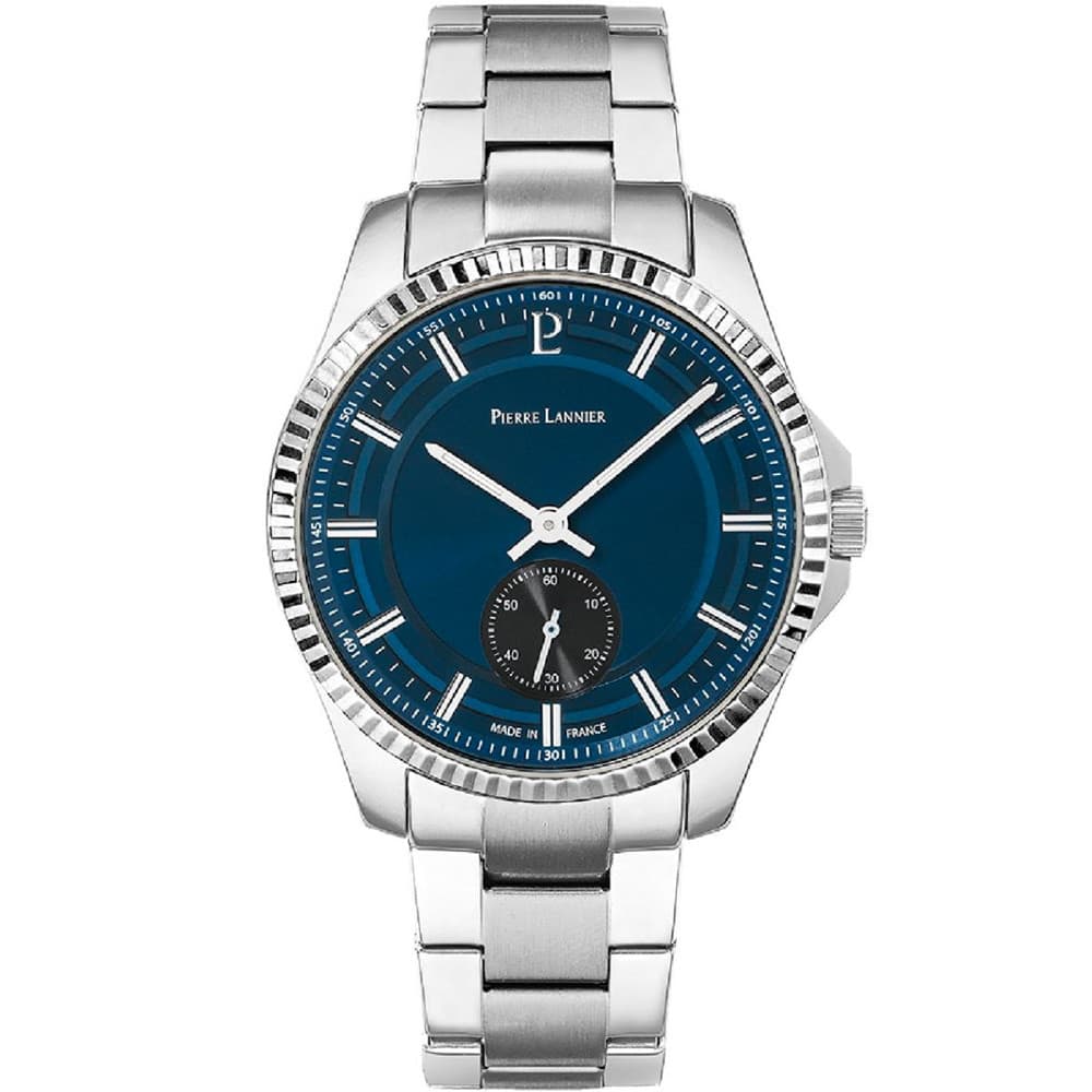 Pierre Lannier Montre Pierre Lannier Collection Metropolitain en Acier Argenté