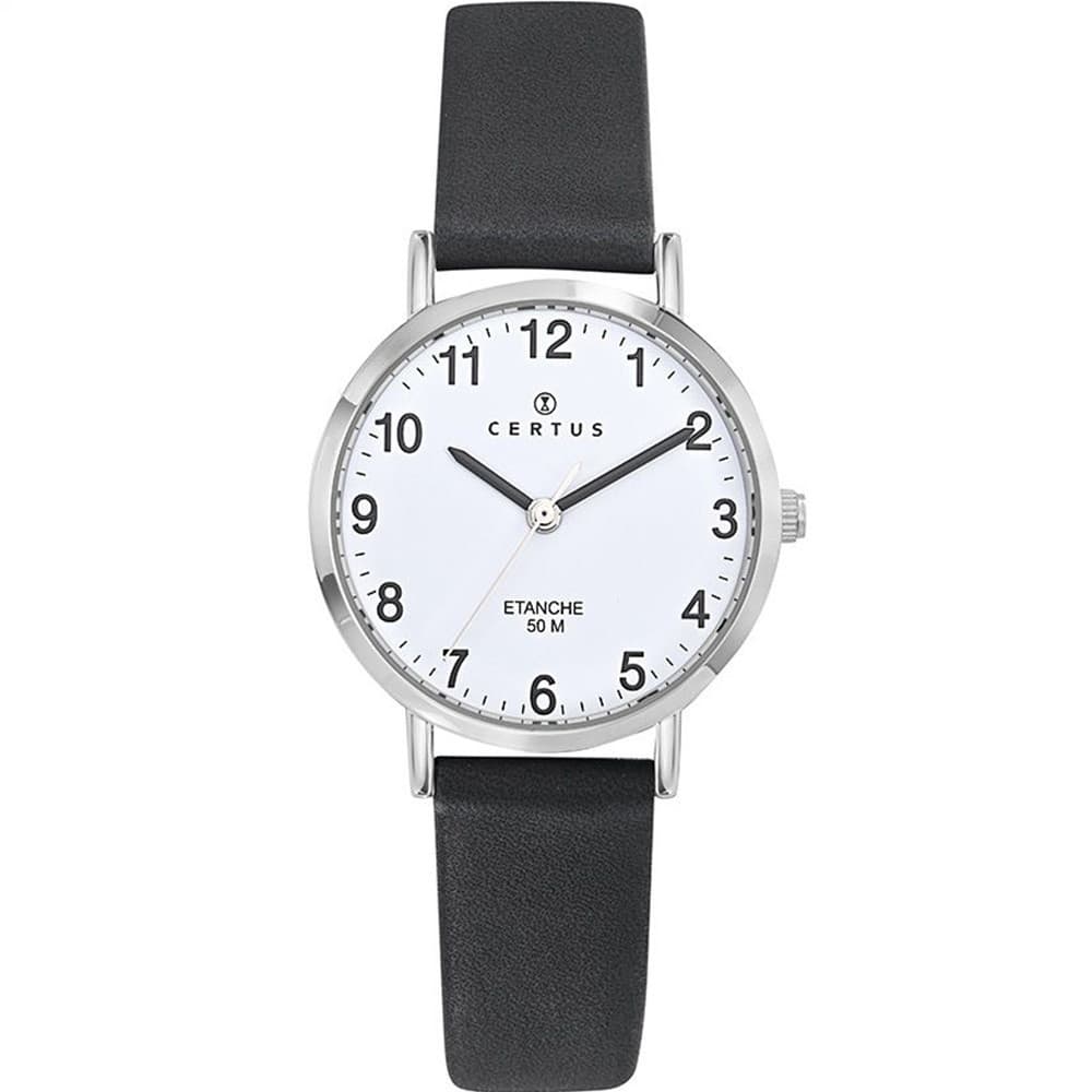 Certus Montre Certus en Cuir Noir