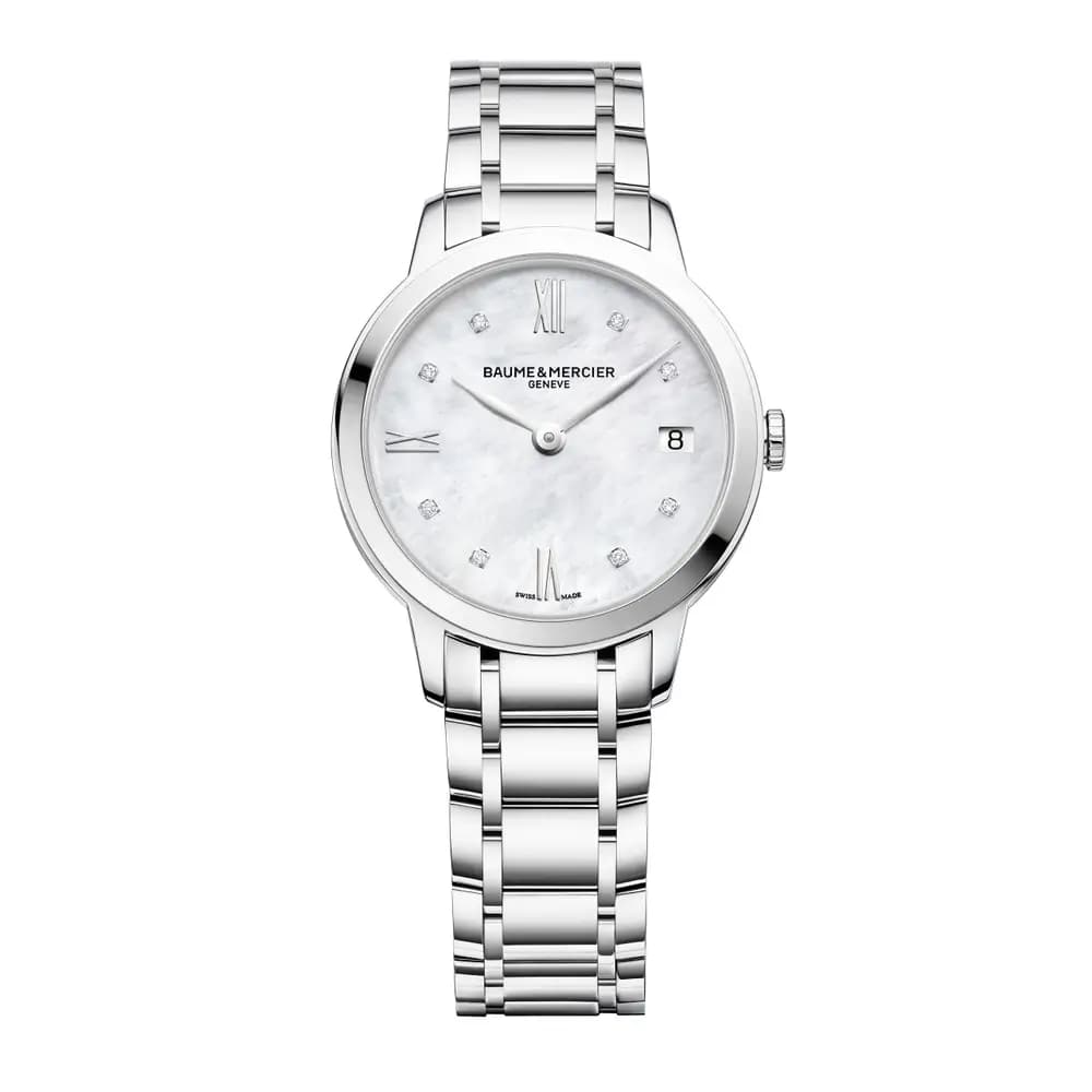 Baume & Mercier Montre quartz Femme Classima Blanc