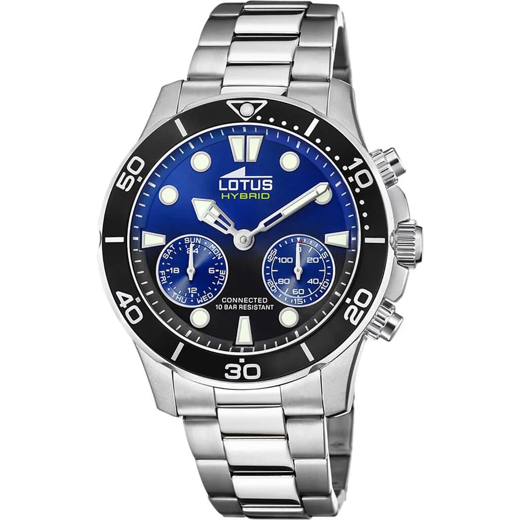 Lotus Montre Lotus Connected Bleu et Noir