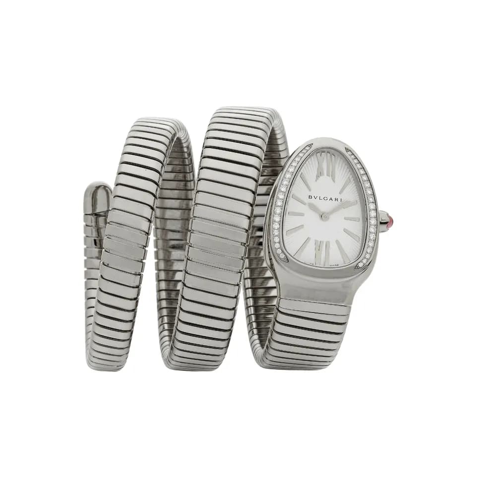 Bulgari Montre quartz Femme Serpenti Blanc