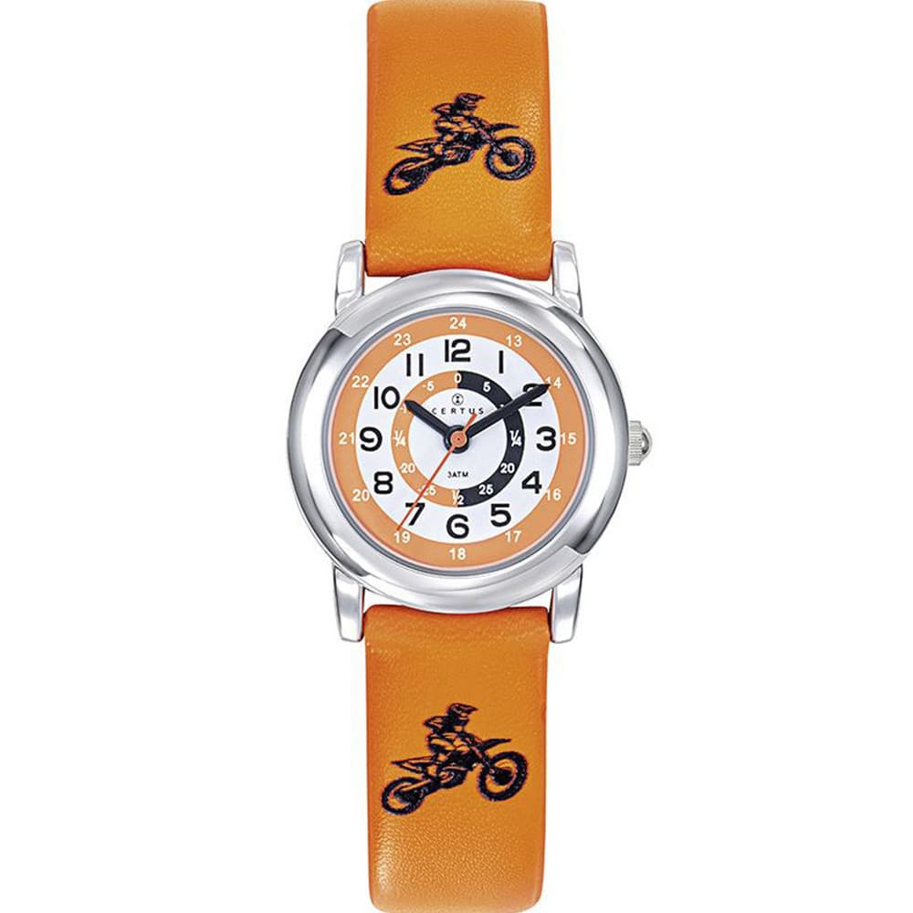 Certus Montre Certus en Cuir Synthétique Orange