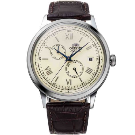 Orient Montre Orient Classic Multi-Dial Automatique Cadran Ivoire Bracelet Cuir - RA-AK0702Y