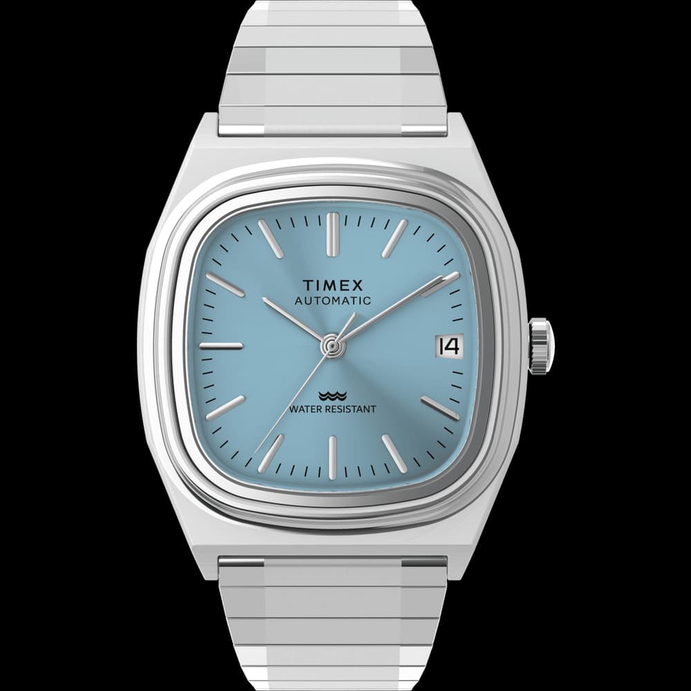 Timex Montre automatique Mixte E line Bleu clair